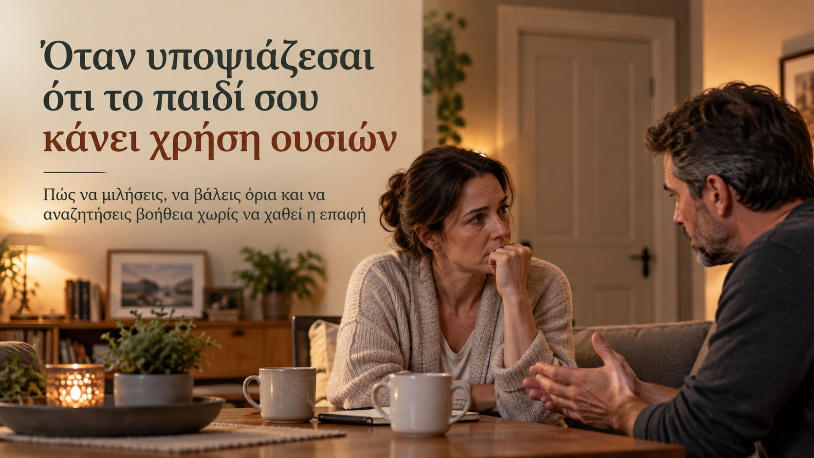Όταν υποψιάζεσαι ότι το παιδί σου κάνει χρήση ουσιών — Πώς να μιλήσεις, να βάλεις όρια και να αναζητήσεις βοήθεια χωρίς να χαθεί η επαφή